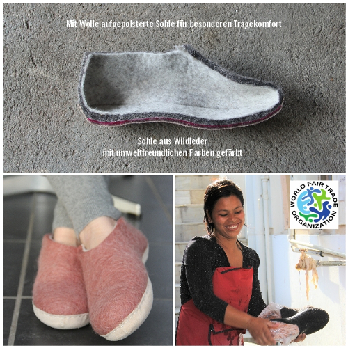 Filzslipper Nepal