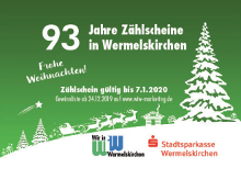 Zählscheine: Wermelskirchener Weihnachts-Shopping-Aktion